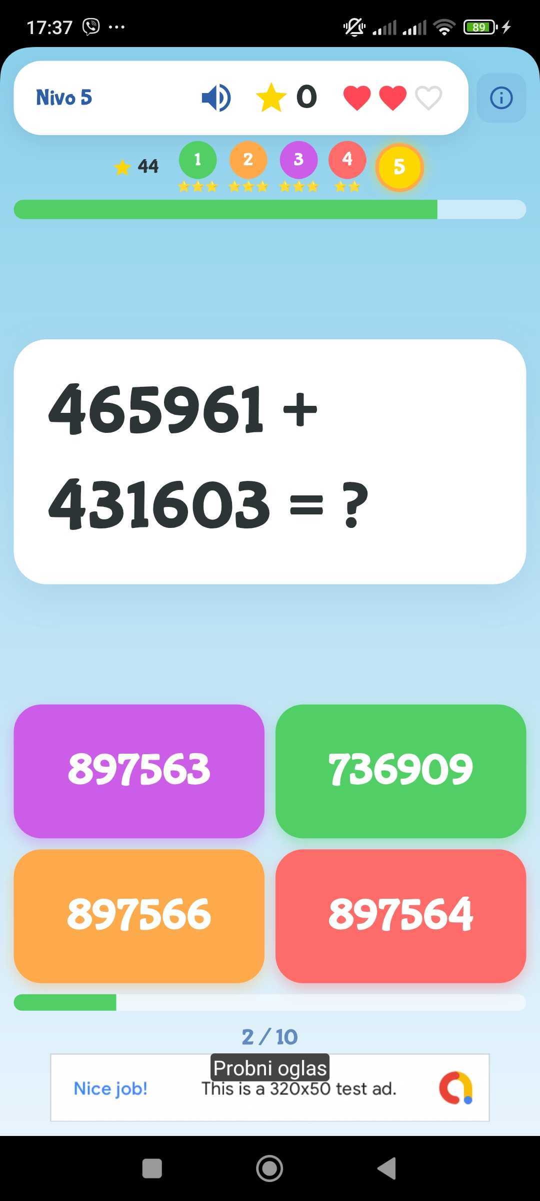 Kids Math Stats
