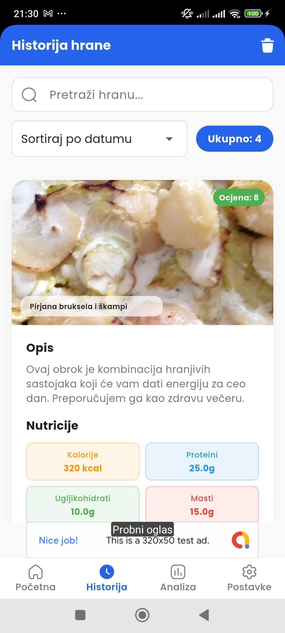 NutriApp Screenshot