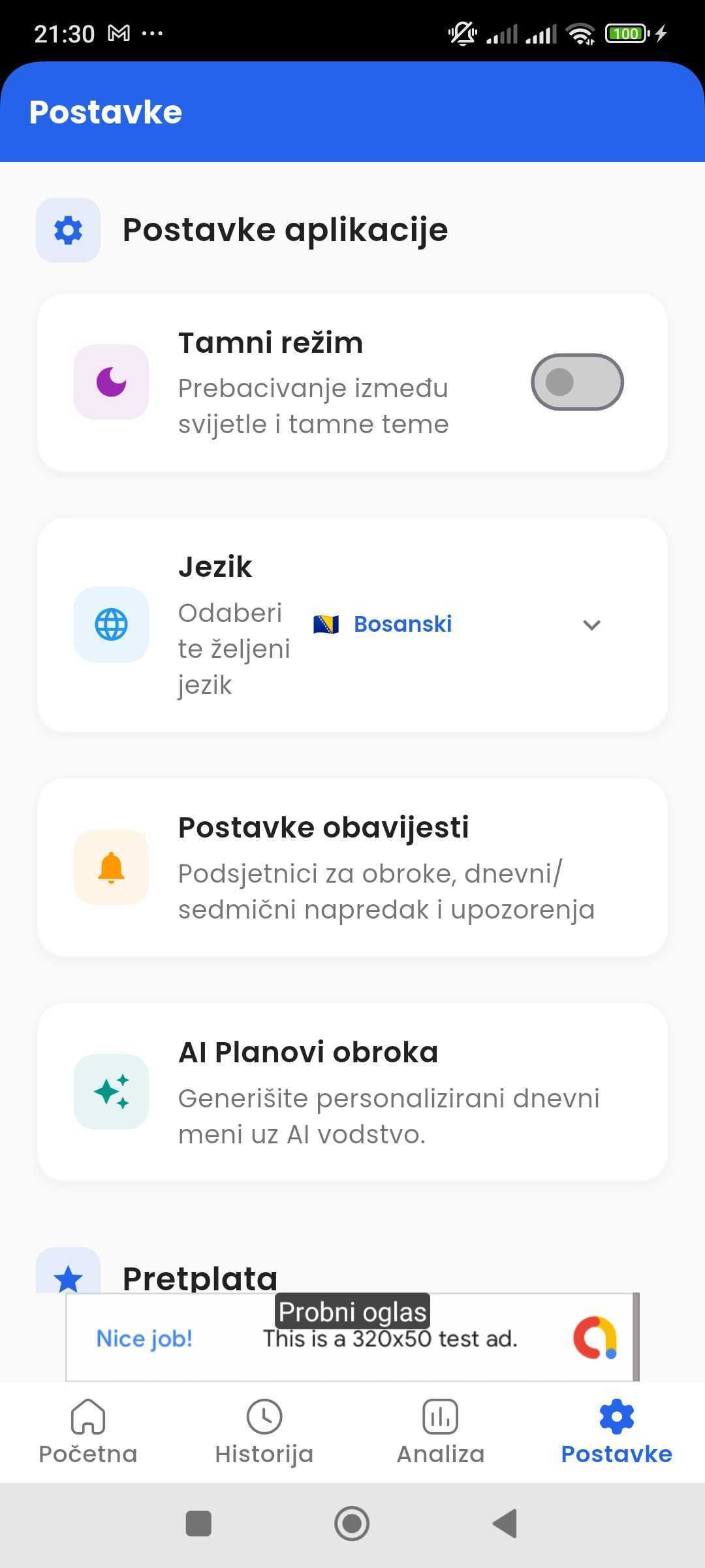 NutriApp Screenshot